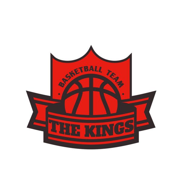 The Kings Basketball team Logo Template Miniatura