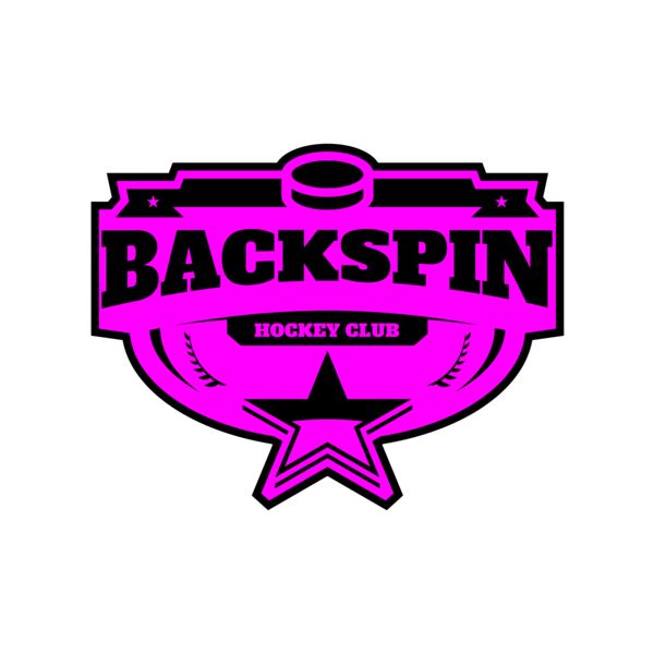 Backspin Hockey Club logo template Miniatura