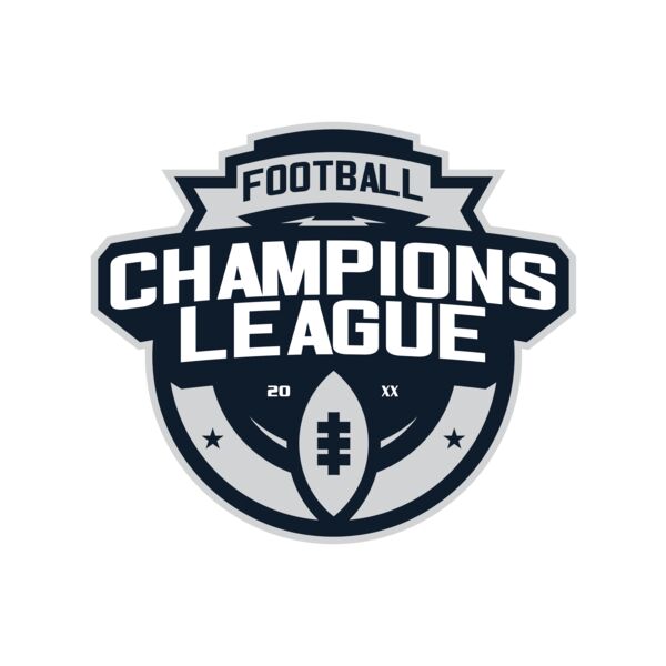 Champions League Football logo template Miniatura