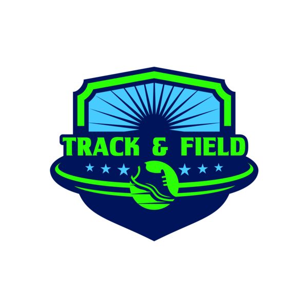 Track & Field Team Logo 12 Miniatura