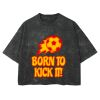 Playera Boxy Fit Mineral Wash 265 grs 🔥 NEW PRODUCT 🔥 Miniatura